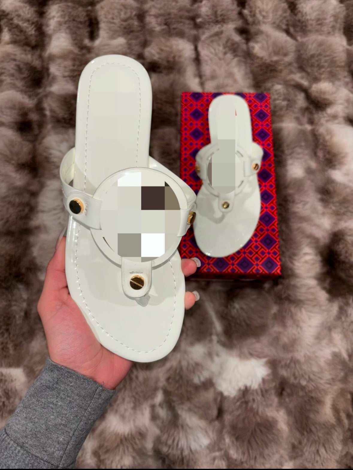 Leather White TBY Sandals