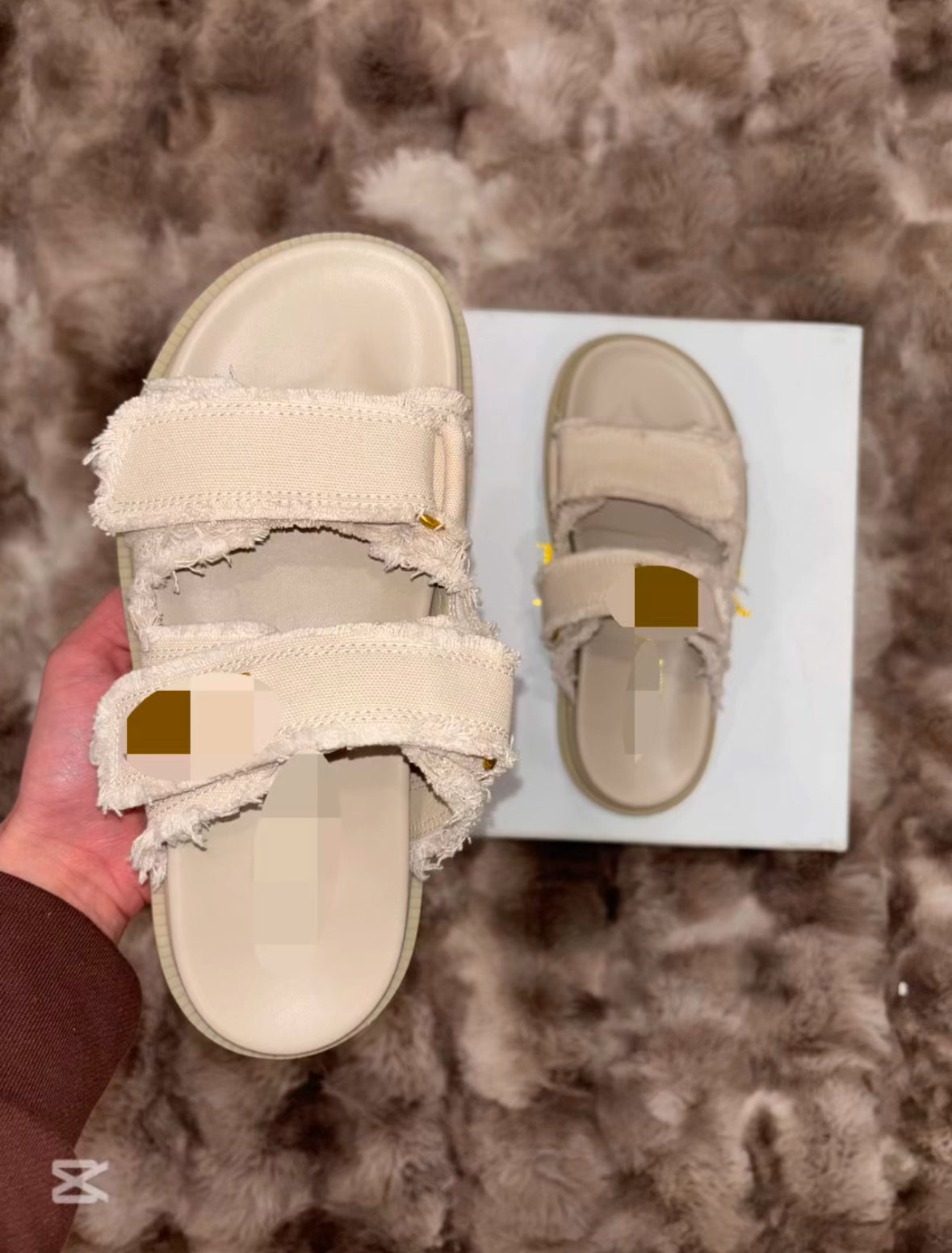Nude Cloth Walker Sandals