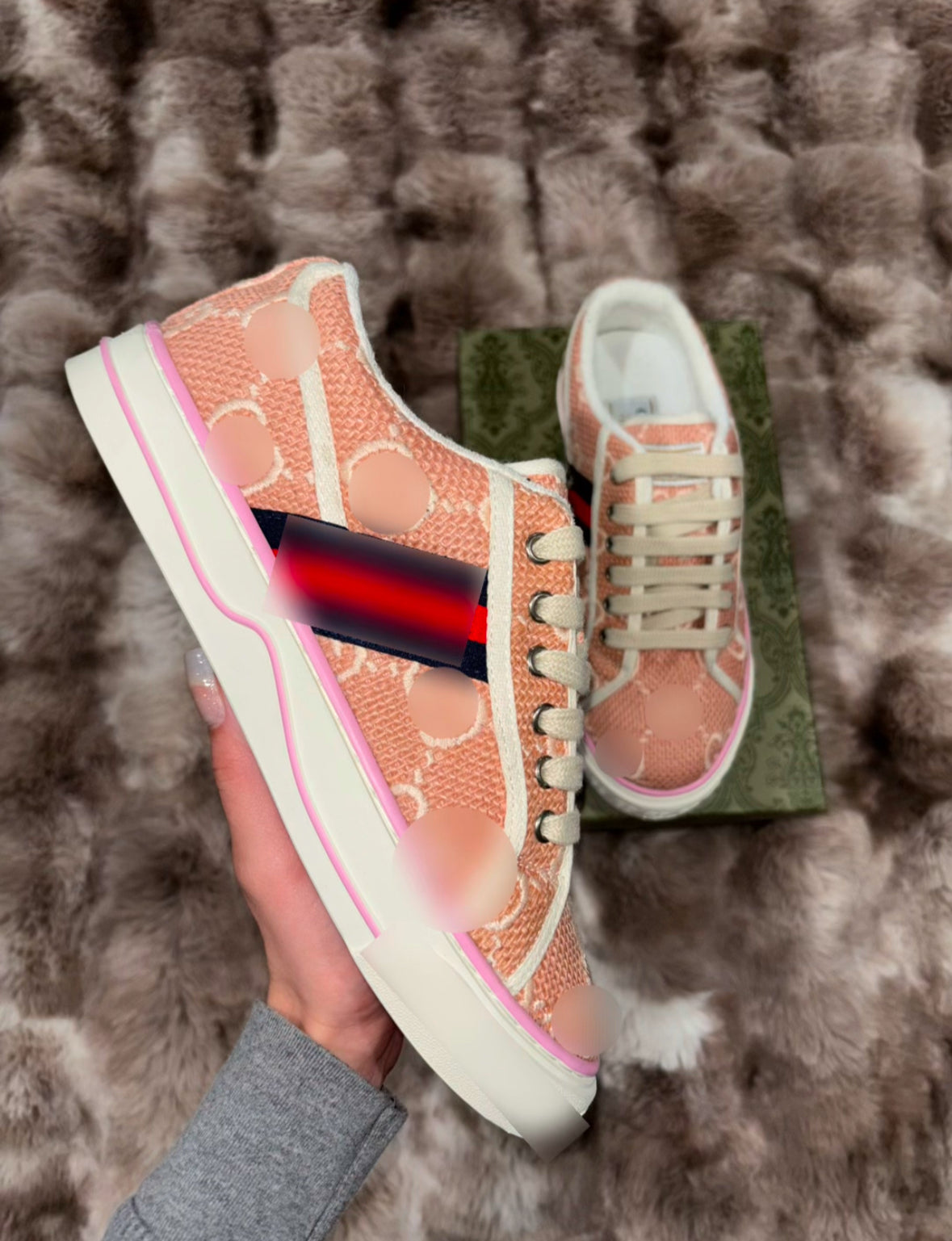 DBG Low Tops PNK/BLU/RED